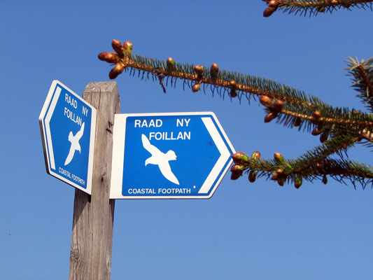 The coastal footpath is just one of many popular with walkers